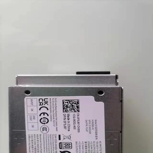 Alt view image 6 of 6 - PSU for 3710 3910 8P 180W Power Supply 01756V D180EBS-00 AC180EBS-00 F3J97 H180EBS-00 L180EBS-00 0T685J NC77H