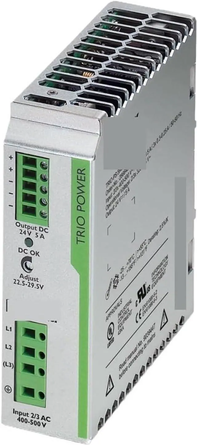 Main image of Three-Phase 24V/5A Power Supply TRIO-PS/3AC/24DC/ 5-2866462