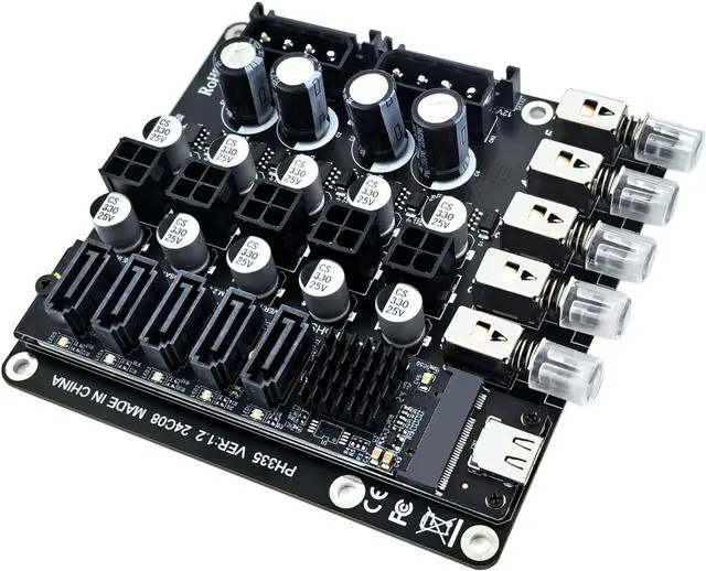 Main image of SYJHHWGS Double 15Pin 4Pin Power Control Switching Module for Multiple Computer Setups with Indicators