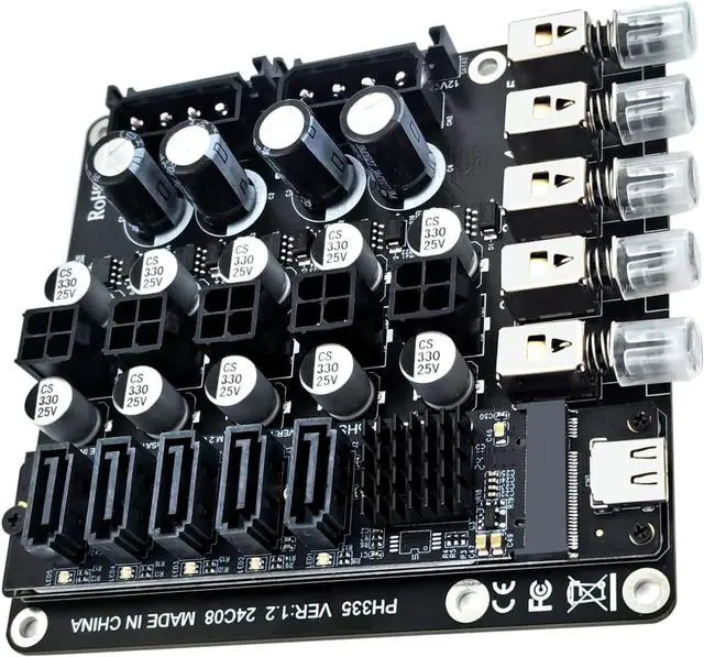Alt view image 4 of 7 - SYJHHWGS Double 15Pin 4Pin Power Control Switching Module for Multiple Computer Setups with Indicators