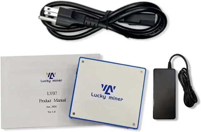 Main image of Lucky Miner LV07 Bitcoin Miner Solo Miner Bitaxe Ultra Miner Asic Miner 2.4G WiFi SHA-256 1TH/S BM1366, Low Noise Crypto Miner Machine for Home Use,Lottery Mining,Include PSU (with EU Plugs)
