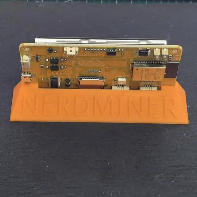 Alt view image 5 of 6 - Bitcoins Miner USB NerdMiner V2 ESP32 Hashrate 49K/S 2.8 Inch Smart Display Crypto Solo Lottery Miner Solo Mining Machine