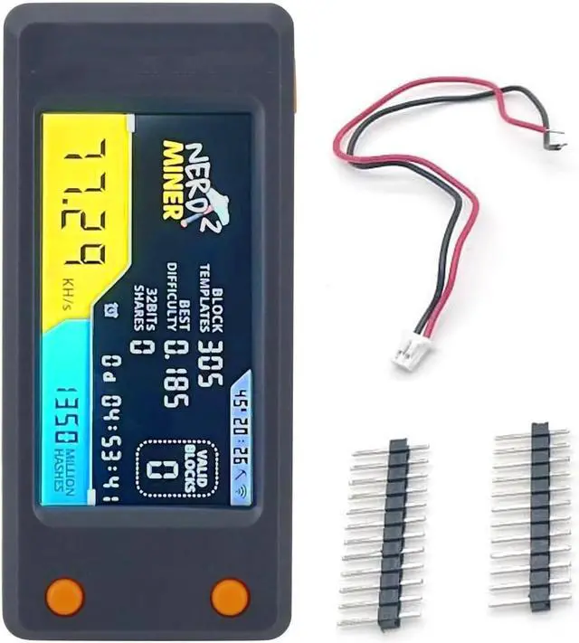 Main image of Bitcoins Miner 74KH/s 1.9Inches T-Display S3 Bitcoins Solo Lottery Miner Win 6.25 BTC with Low Power Consumption Mini Lottery Devices