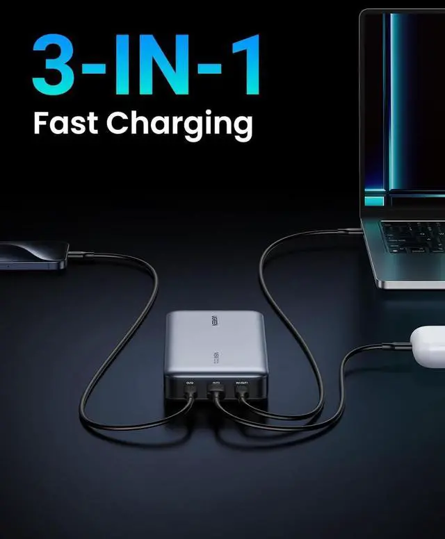 Alt view image 7 of 7 - UGREEN 145W Laptop Power Bank 25000mAh, 140W PD3.0 Fast Charge, 3-Port Portable Charger for MacBook Pro, Dell XPS, iPad, iPhone 16 Series, Galaxy S25 Ultra, DJI, Drone