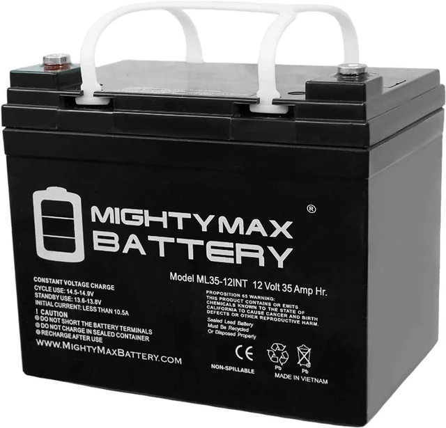 Main image of Mighty Max Battery 12V 35AH SLA Internal Thread Replacement for DCM0035 MVP-U1 DCS-33