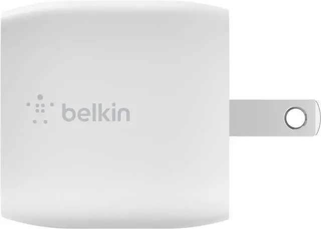Alt view image 3 of 7 - Belkin BoostCharge USB C 30W GaN Wall Charger - iPhone Charger w/Power Delivery - iPhone Charger Fast Charging - USB C Charger Compatible with MacBook Pro, iPhone 14, iPhone 13, iPhone 12, iPad Pro