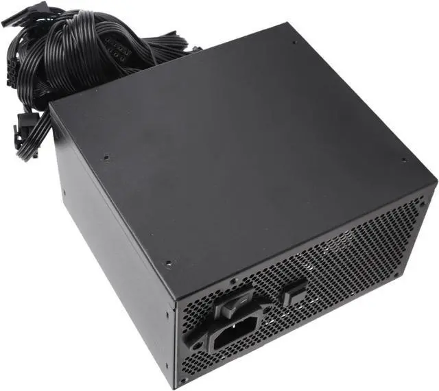 Alt view image 4 of 7 - Yosoo 800W Active Gaming Power Supply Auto Speed Adjust Fan for Desktop PC Dual Core Platform