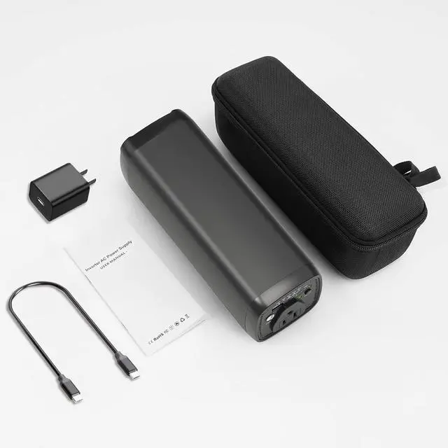 Alt view image 7 of 7 - Portable Power Bank with AC Outlet,31200mAh with 4 Output Travel Laptop Power Station,External Battery Pack for Outdoors Travel Emergency,Power Bank for HP, Notebooks, MacBook,Drone,Camera