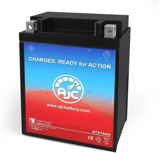Main image of AJC Battery Compatible with Arctic Cat Panther 370 367CC Snowmobile Battery (2001-2008)