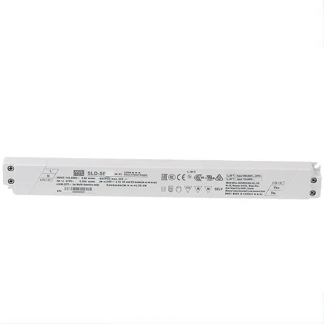 Alt view image 2 of 4 - Mean Well SLD 50W 24V 2.1A LED Driver Single Output SLD-50-24 Switching Power Supply Converter Transformer with IP67, PNC, Constant Voltage/Current Ultra Thin Design