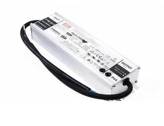 Alt view image 2 of 5 - Mean Well HLG 240W 48V 5A LED Driver HLG-240H-48B Switching Power Supply Converter Transformer with IP67, PFC Function, Metal Case, 3 in 1 Dimming