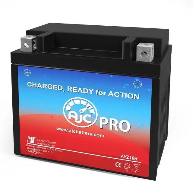 Main image of AJC Pro Battery Compatible with Yamaha Apex ER 998CC Snowmobile Battery (2006)