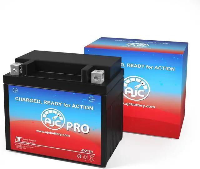 Alt view image 2 of 4 - AJC Pro Battery Compatible with Yamaha Apex ER 998CC Snowmobile Battery (2006)
