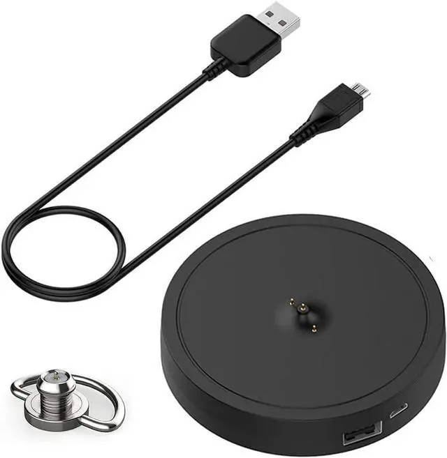 Main image of Charging Dock for Ultimate Ears UE Boom 3/Megaboom 3/Blast/Megablast, Charger Cradle Mount Stand Base Station with Extra USB Port, USB Cable (Black)