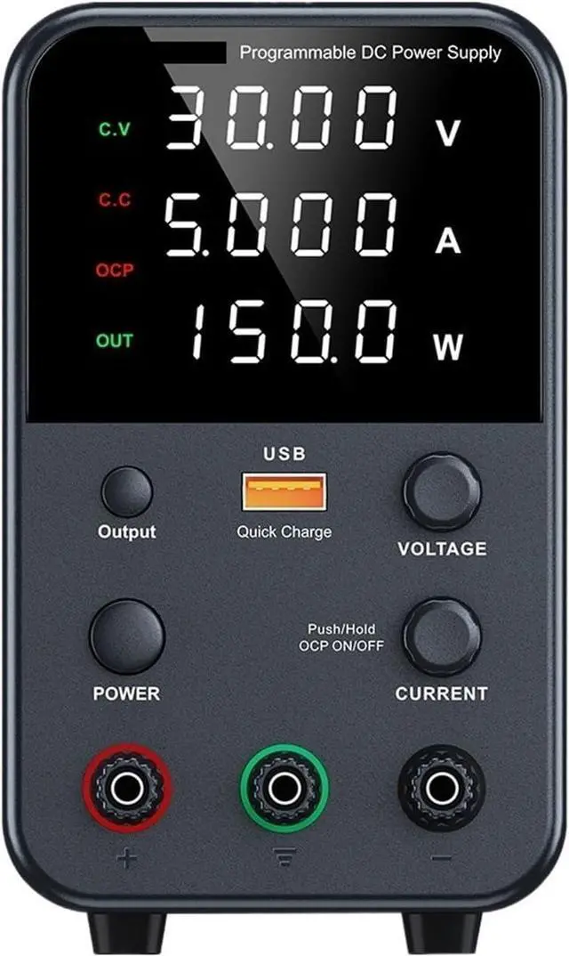 Main image of DC Lab Power Supply Adjustable Voltage Regulator Preset Voltage Current Dual Input Voltage 220V/110V(WPS3010H 30V 10A)
