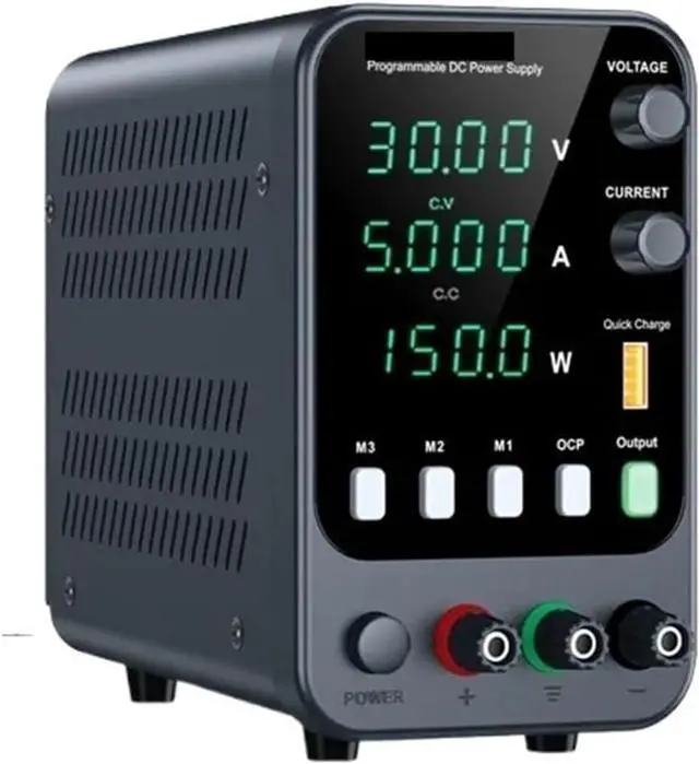 Main image of Lab Power Supply 30V 60V 120V Adjustable Voltage Regulator Preset Voltage Current 3A 5A 10A Dual Input Voltage 220V/110V(APS605H 60V 5A)