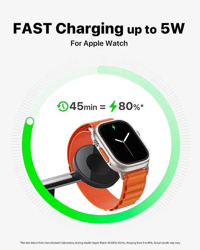 Alt view image 2 of 7 - 3 in 1 Wireless Charging Station for Apple Device: Fast Charging Station for iPhone and Watch with MagSafe, Stable Charger Stand for iPhone 12-16 & iWatch & AirPods
