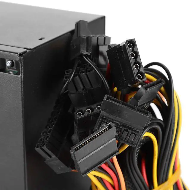 Alt view image 6 of 7 - Computer Power Supply 400W Silent Desktop Fan ATX ATX with 24 Pins Adjustable for Basic Performance Systems Effective Efficient Performance (US Plug)