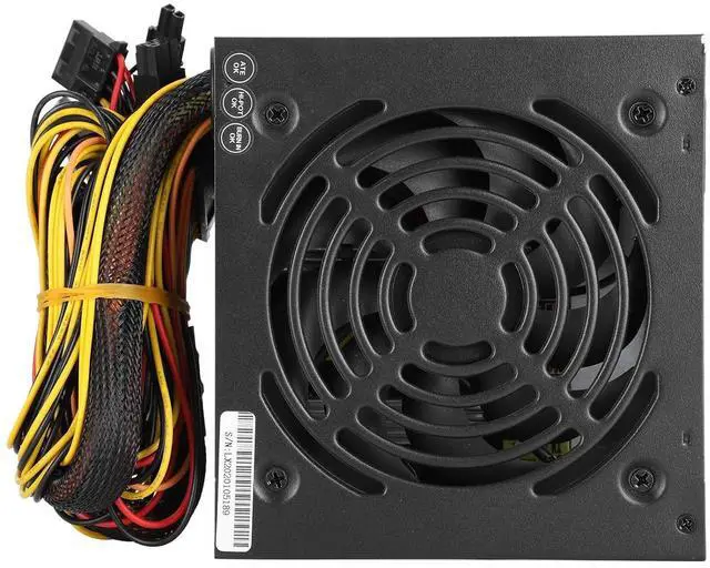 Alt view image 7 of 7 - Computer Power Supply 400W Silent Desktop Fan ATX ATX with 24 Pins Adjustable for Basic Performance Systems Effective Efficient Performance (US Plug)