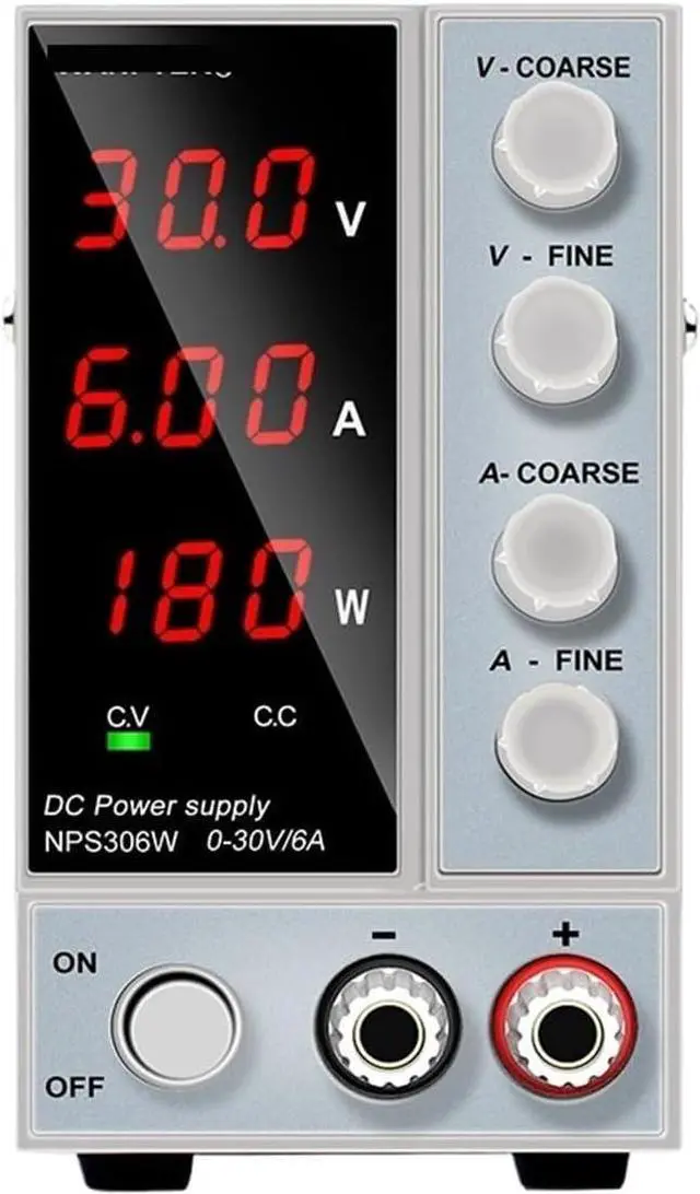 Main image of Adjustable DC Power Supply Voltage Regulator LED Digital Laboratory Stabilizer Switching DC Power(4Digits 30V 6A)
