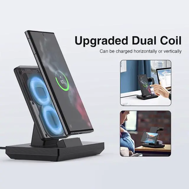 Alt view image 7 of 7 - Gaming Charging Stand Charging Base for GPW2/GPW3/G903/G403/G502/G502X/703 Gaming Base