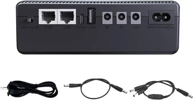 Main image of Router Battery Supply,10400 Mah WiFi Camera Battery Supply | Compact Uninterruptible Battery Supply, Small UPS Battery Supply, UPS Battery Backup for Monitor