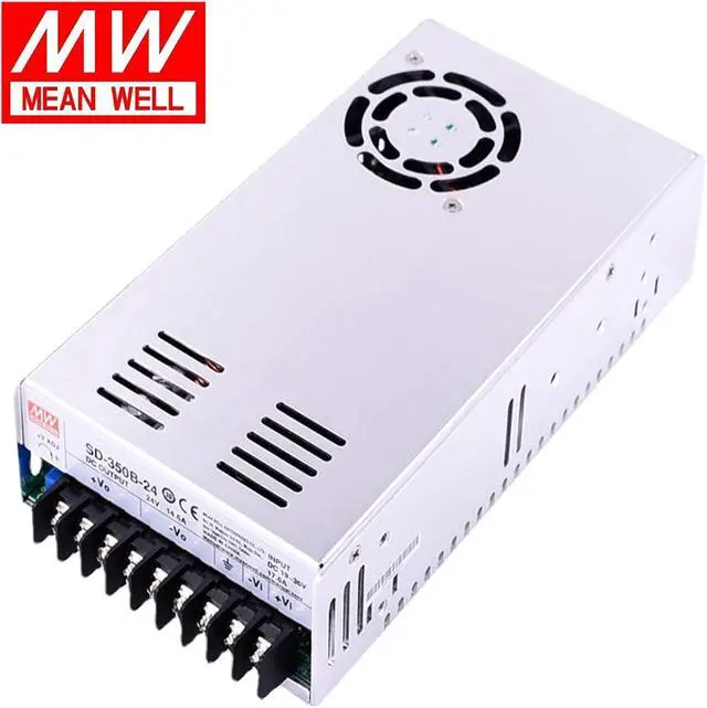 Alt view image 5 of 7 - Mean Well MW 350W Single Output DC-DC Converter Meanwell 24v Power Supply 350w Dc Uninterruptible 24V 14.6A (SD-350D-24 24V/14.6A/350.4W/Power Supply)