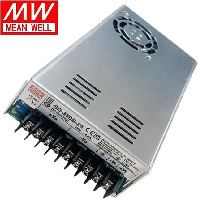 Alt view image 6 of 7 - Mean Well MW 350W Single Output DC-DC Converter Meanwell 24v Power Supply 350w Dc Uninterruptible 24V 14.6A (SD-350D-24 24V/14.6A/350.4W/Power Supply)