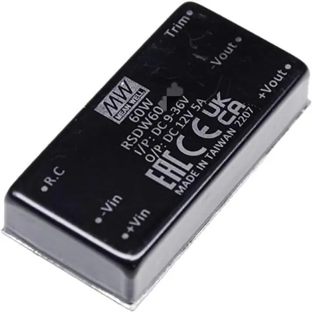 Alt view image 2 of 4 - Mean Well RSDW Power Supply Converter RSDW60G-24 60W 2.5A