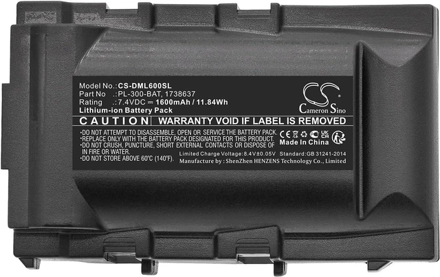 Alt view image 5 of 5 - Battery for DYMO Rhino 5000, Rhino 5200, Rhino 6000, 1738637,