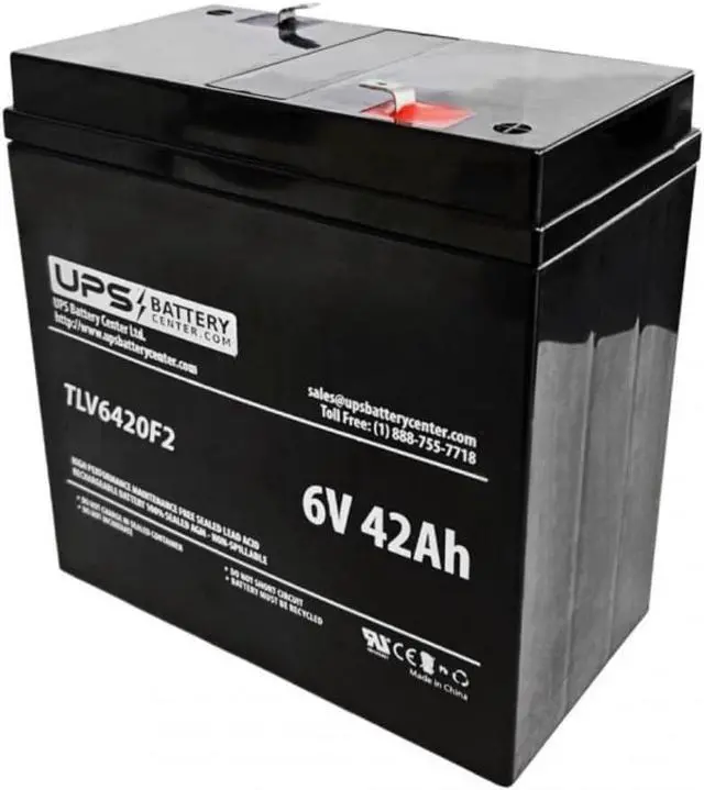 Main image of UPSBatteryCenter® 6V 42Ah Battery for Dual Lite AS80BX