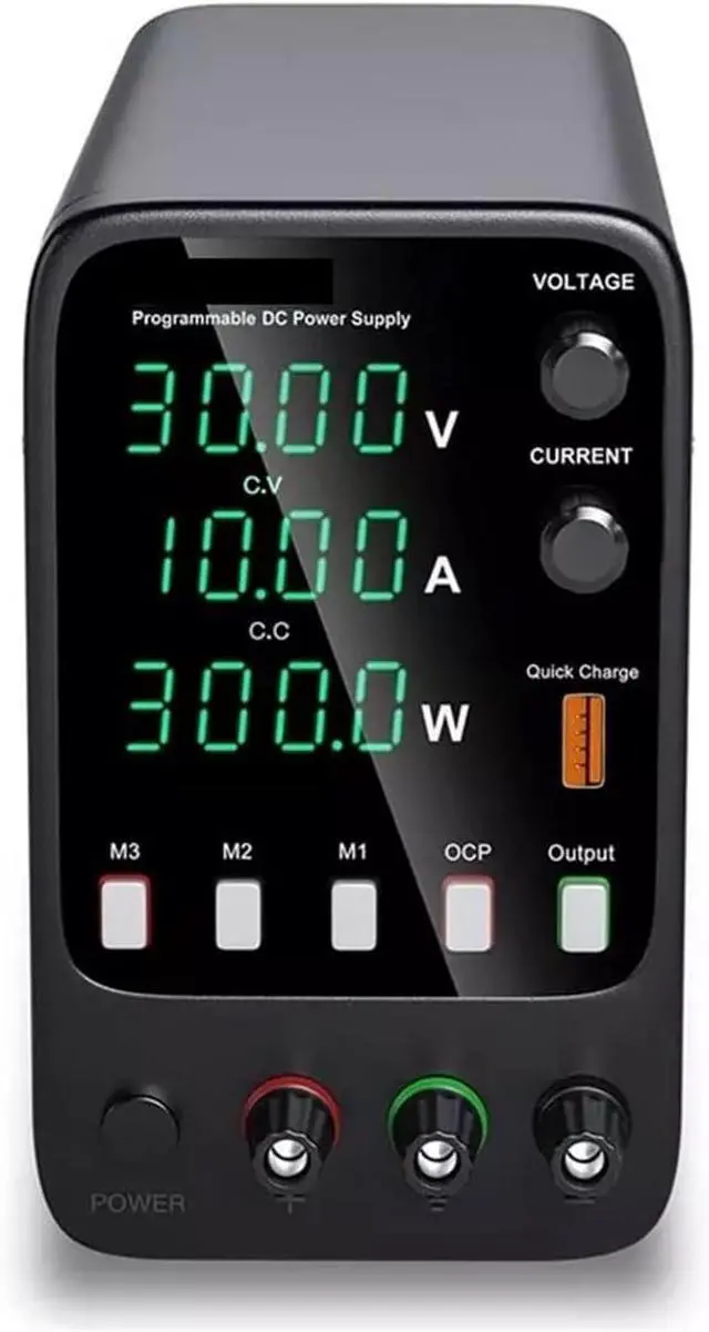 Main image of Adjustable DC Power Supply 30V 10A Laboratory Programmable Memory Function Bench Power Source Voltage Regulator Switch(30V 10A)
