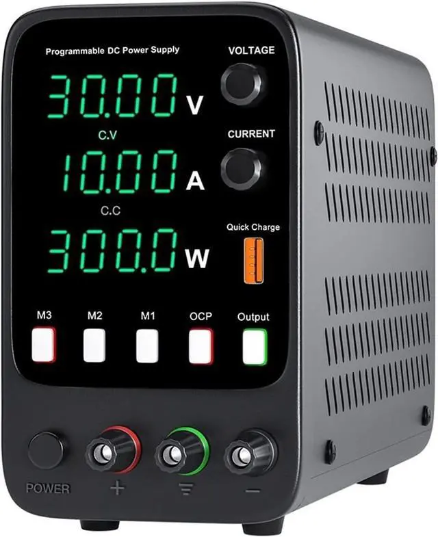 Main image of Adjustable DC Power Supply 30V 10A Lab Programmable Memory Function Bench Power Source Voltage Regulator Switch 60V 5A(160V 2A)