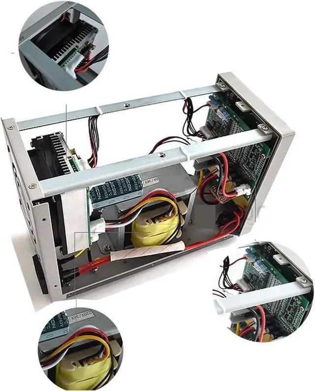 Alt view image 4 of 7 - Regulated Power Supply, High Precision Adjustable Digital DC Power Supply 30V/5A for Scientific Research Service Laboratory 0.01V 0.001A Reliability and Safety