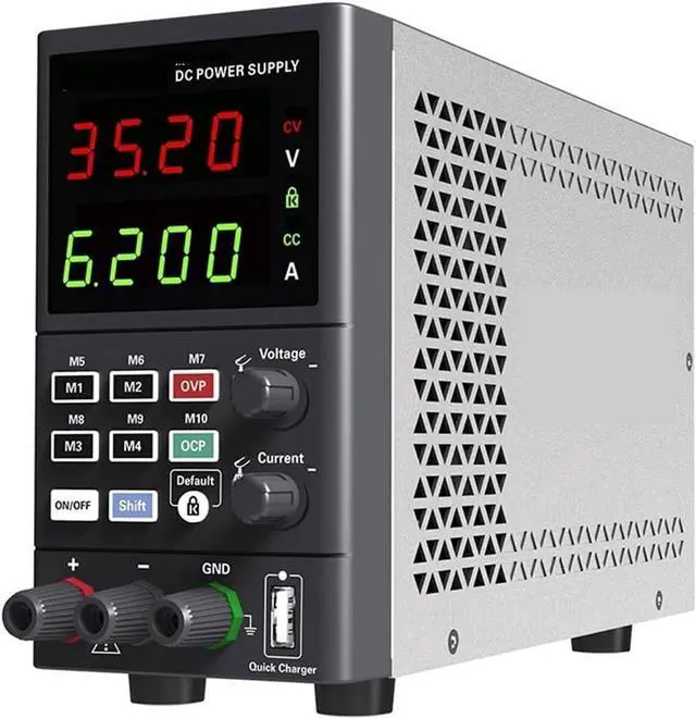 Main image of Regulated Power Supply, 35V 6A Adjustable DC Power Supply Digital LED Lab Bench Voltage Regulator Stabilizer Switching Power Supply Reliability and Safety