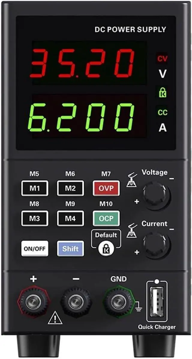 Alt view image 3 of 7 - Regulated Power Supply, 35V 6A Adjustable DC Power Supply Digital LED Lab Bench Voltage Regulator Stabilizer Switching Power Supply Reliability and Safety