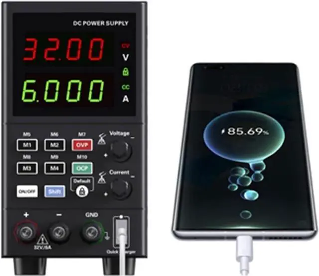 Alt view image 5 of 7 - Regulated Power Supply, 35V 6A Adjustable DC Power Supply Digital LED Lab Bench Voltage Regulator Stabilizer Switching Power Supply Reliability and Safety