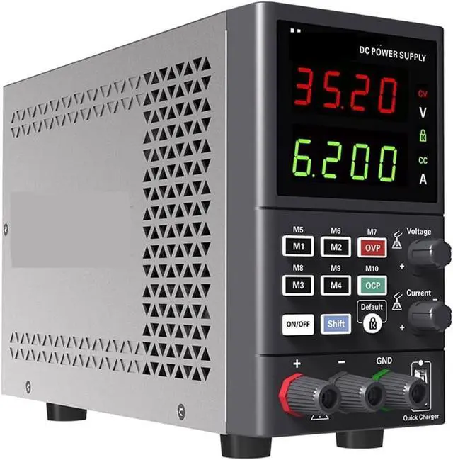 Alt view image 2 of 7 - Regulated Power Supply, 35V 6A Adjustable DC Power Supply Digital LED Lab Bench Voltage Regulator Stabilizer Switching Power Supply Reliability and Safety