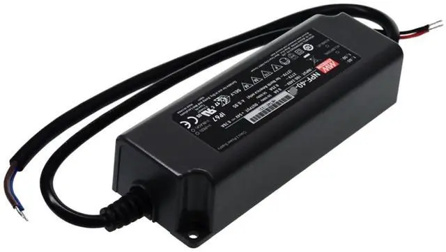 Alt view image 4 of 5 - Mean Well NPF 40W 42V 0.96A LED Driver NPF-40D-42 AC-DC Constant Current Voltage Switching Power Supply Converter Transformer with IP67, PFC, 3 in 1 Dimming