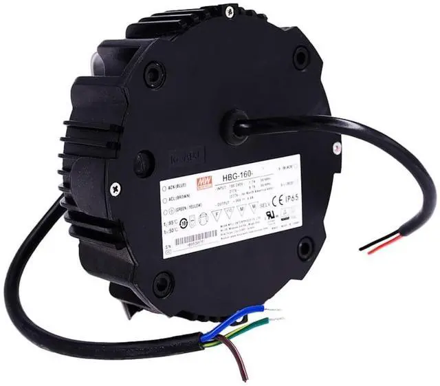 Alt view image 2 of 5 - Mean Well HBG 160W 25V 6.5A LED Driver HBG-160-24A AC-DC Constant Current Voltage Switching Power Supply Converter Transformer with IP65