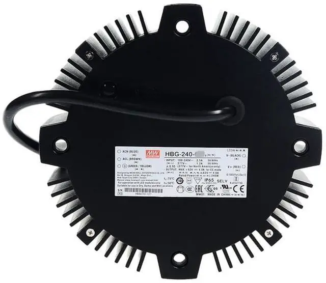 Main image of Mean Well HBG 240W 37V 6.7A LED Driver HBG-240-36B AC-DC Constant Current Voltage Switching Power Supply Converter Transformer with IP67, 3 in 1 Dimming Function