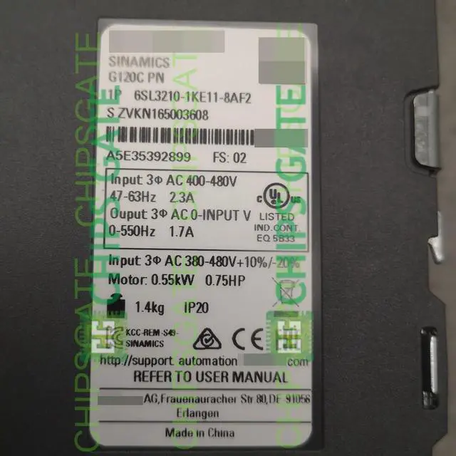 Alt view image 2 of 4 - ONE New 6SL3210-1KE11-8AF2 6SL3 210-1KE11-8AF2 with Warranty