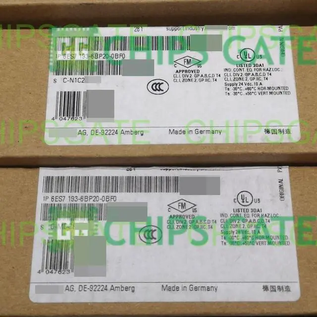 Alt view image 2 of 4 - One 6ES7193-6BP20-0BF0 New 6ES7193-6BP20-0BF0 in Box for Shipping