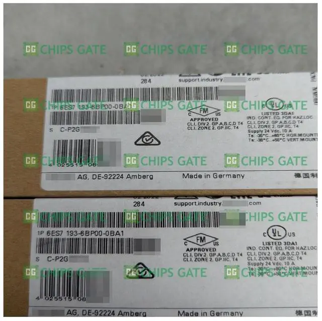 Main image of New 6ES7193-6BP00-0BA1 Sealed in Box 6ES7 193-6BP00-0BA1 Base Unit