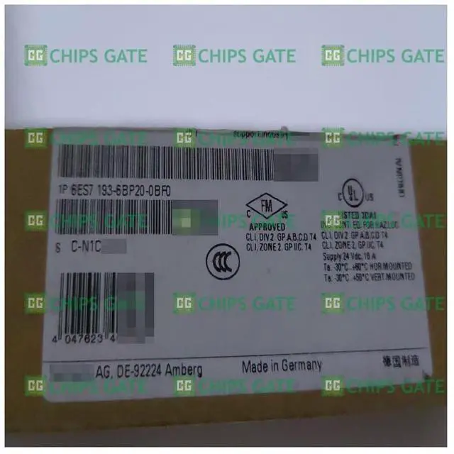 Main image of One 6ES7193-6BP20-0BF0 New 6ES7193-6BP20-0BF0 in Box for Shipping