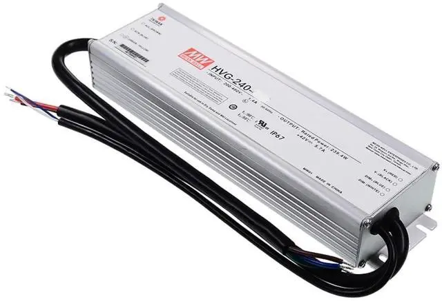 Alt view image 3 of 5 - Mean Well HVG 240W 42V 5.7A LED Driver HVG-240-42A AC-DC Constant Current Voltage Switching Power Supply Converter Transformer with IP65, PFC, Output Current and Voltage Adjustable