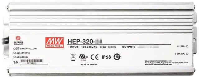 Alt view image 3 of 5 - Mean Well HEP LED Driver HEP-320-48 320W 6.7A
