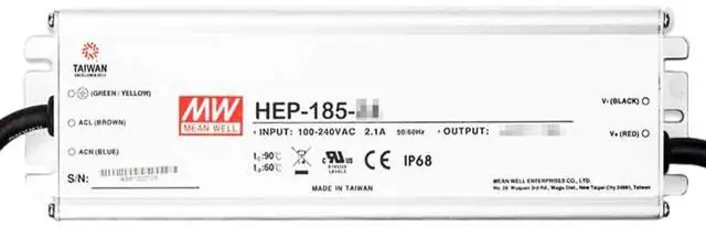 Alt view image 3 of 5 - Mean Well HEP LED Driver HEP-185-36 185W 5.2A