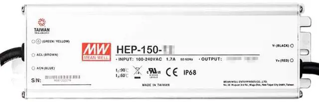 Alt view image 3 of 5 - Mean Well HEP 150W 48V 3.2A LED Driver HEP-150-48A AC-DC Single Output Industrial Switching Power Supply Converter Transformer with IP65, PFC, Output Current and Voltage Adjustable