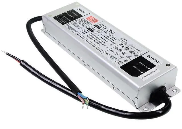 Alt view image 3 of 5 - Mean Well ELG 200W 48-96V 2100mA LED Driver3 Wire Input ELG-200-C2100A-3Y Switching Power Supply Converter Transformer with IP65, PFC, Constant Voltage/Current